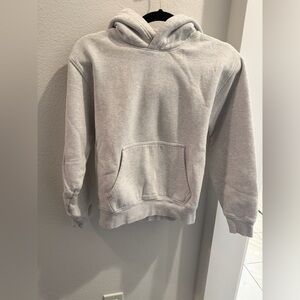Aritzia Light Gray Sweatfleece Hoodie sz XS
